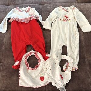 Bundle of baby girl clothing